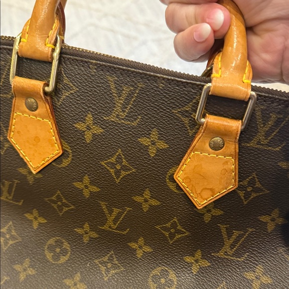 Louis Vuitton Brown Monogram alma Satchel - Picture 6 of 8